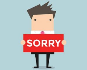 How to say sorry to offended customers