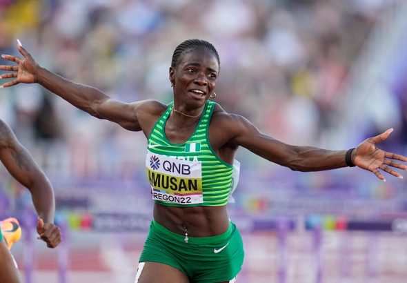 Sports Minister Commends Tobi Amusan's Historic Feat in Astana