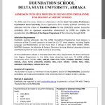 DELSU, JUPEB foundation program