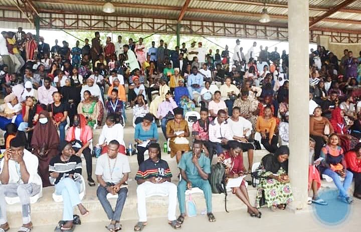 Cross section of the students at one of the sessions organized by The Centre for Students Mentoring and Employment at University of Abuja