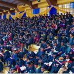 Cross section of graduands at Babcock University convocation ceremony